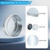 PATIKIL 6 Inch Metal Tee Cap, 1 Pcs Galvanized Steel