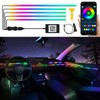 Acrylic Interior Car LED Strip Light with Wireless APP, RGB