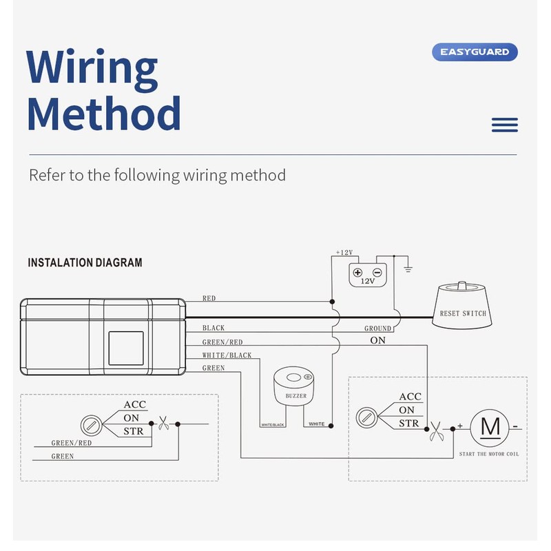 EASYGUARD IM002 Car Immobiliser System with Engine Automatic Lock/Unlock within