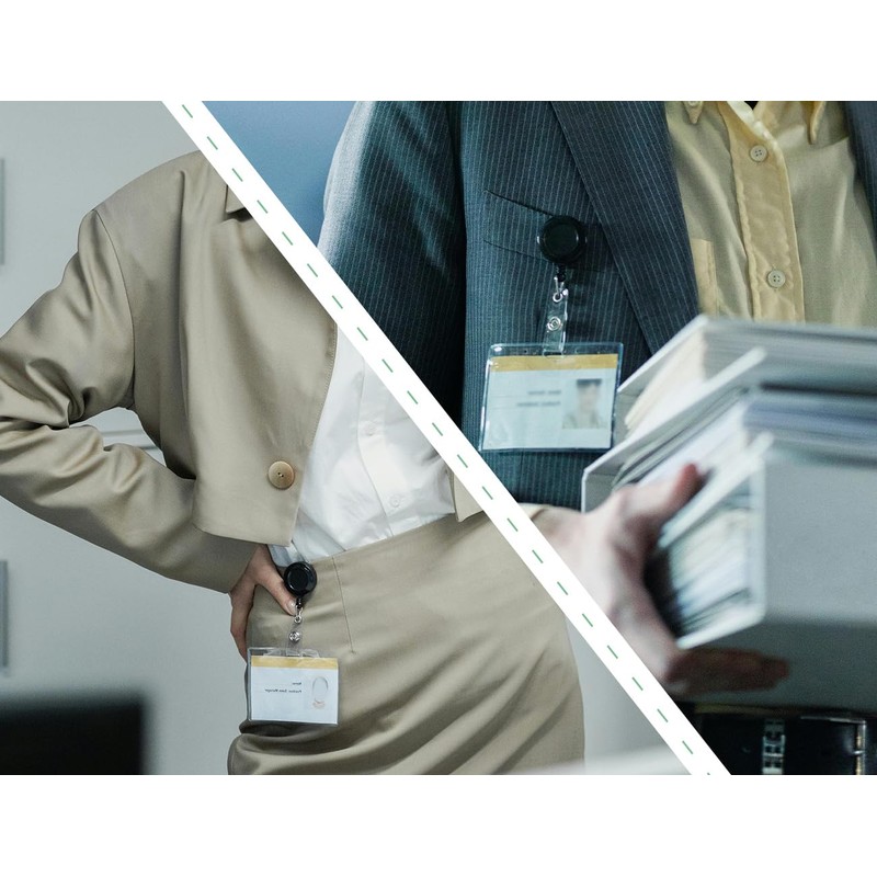 AOYEGIC Pack of 10 ID Covers, Transparent Card Sleeves, Waterproof