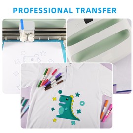 REALIKE Dual Tip Infusible Pens Compatible with Cricut Maker 3/Maker 4/Maker/Explore 3/4/Air 2/Air, 36 pcs Dual Tip Sublimation Markers Pens Set for Mug Press/Heat Press (0.4 Tip & 1.0 Tip)