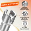 sourcing map H12 Wing Nut Driver 12mm Metric 6-Points Socket