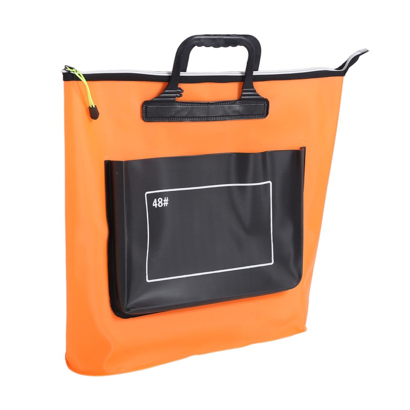 Folding Fish Bucket 48L EVA Thicken Waterproof Anti Leakage Zippered