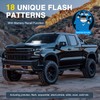 Nilight 12LED Traffic Advisor Strobe Light Bar White Emergency Warning