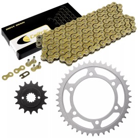 Caltric Drive Chain & Sprocket Kit for Kawasaki EN500 Vulcan 500 Ltd 1996 1997-2009
