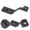 Aluminium Alloy Camera Flashlight Tripod Bracket with Dual 1/4in Screw