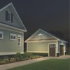 Lithonia Lighting HomeGuard 2-Light LED Outdoor Flood Lights, Wall or