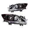 PHILTOP Headlight Assembly for 2010 2011 2012 2013 Mazda 3,