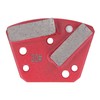 3Pcs Diamond Grinding Shoes 30 Grits Trapezoid Concrete Floor Cutting