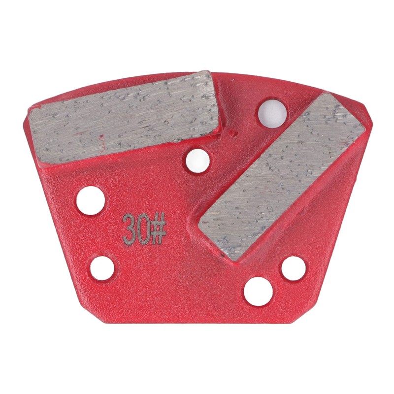 3Pcs Diamond Grinding Shoes 30 Grits Trapezoid Concrete Floor Cutting