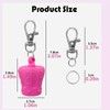 2Pcs Keychain Holder for Lip Gloss Summer Fridays,Lip Balm Holder