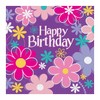 Blossom Birthday Party Napkins, 16ct