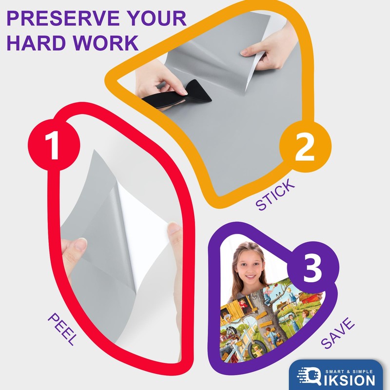Puzzle Saver Sheets - 96 Sheets, Peel & Stick, Preserve