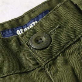 OCHENTA Men's Cotton Cargo Shorts with 6 Pockets Casual Army Military Work Outdoor Wear Army Green 36