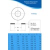 M8 BZP Washers (8mm x 16mm) Din125A Specification Bright Zinc