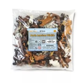 Safari North American Wildlife 48 Bag Mini Figures Safari Ltd Toys Educational Figures