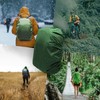 Gespann Backpack Rain Cover Waterproof 30-100L Waterproof Anti-Dust Rucksack Rain