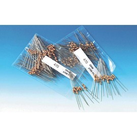 100xW W 470 Ω 5 % 1/4 Watt Carbon film resistor, 0207