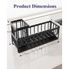 Kitsure Sponge Holder for Kitchen Sink - Rustproof Stainless Steel