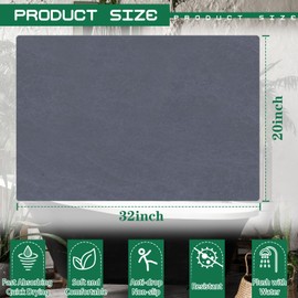 Zoryllic Diatomaceous Earth Bath Mat Bathtub Mat Soft Fast Drying Non Slip Bath Stone Mat Shower Mat Super Absorbent Washable Bathroom Floor Mat