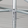 Household Essentials 17140-1 Rotary Outdoor Umbrella Drying Rack | Steel