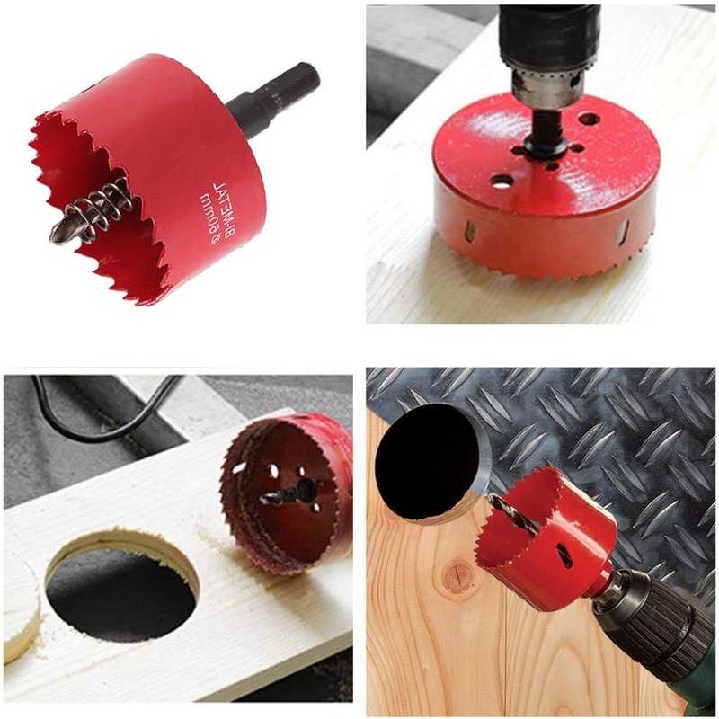 M42 HSS Bi-Metal Hole Saw with Hexagon Adapter and Centring