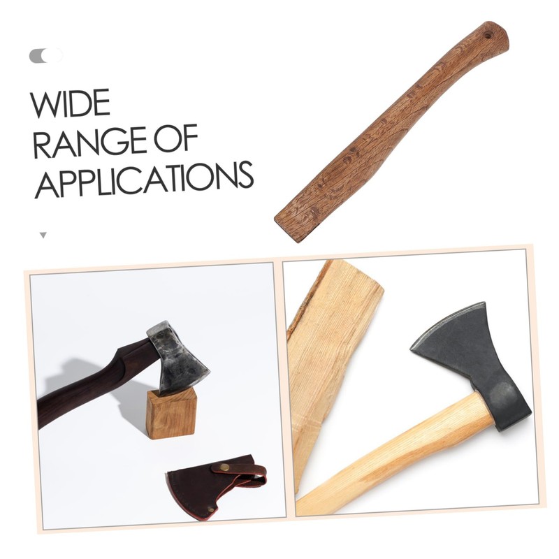 SHINEOFI Axe Handle Replacement Carbonized Acutissima for Hatchet and Camp