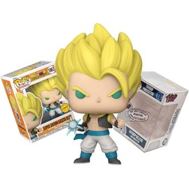 Funko Gogeta + Pop Protector: Dragon Ball Super Broly Movie Pop! Animation Vinyl Figure (Gift Set Bundled with ToyBop Brand Box Protector Collector Case) (Super Saiyan Gogeta Charting Kidan SS Chase)