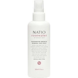 Rosewater Drench Mineral Face Mist by Natio for Women 6.7 oz Mist