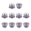 sourcing map Nylon Insert Hex Lock Nuts, 10pcs - M8