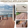 24 Pack Adjustable Deck Support Pedestal Kit, Deck Foundation Base,