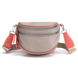 FANDARE Casual Shoulder Bag Backpack Sling Belt Bag Chest Bag Teenagers Lightweight Shoulder Bag Backpack Sports Bag Men Women Travel Leisure Outdoor Sports Nylon Waterproof Khaki, khaki, Stylish