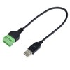 euroharry 2 x 30 cm USB 2.0 Male to 5