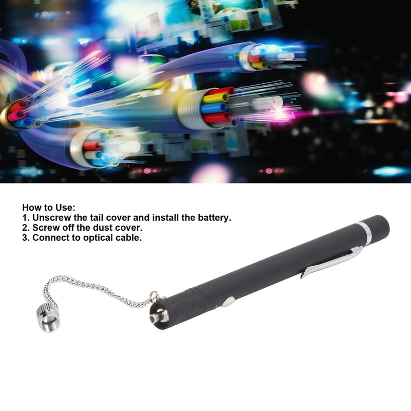 Visual Fault Locator VFL Universal Interface Optical Fiber Red Light