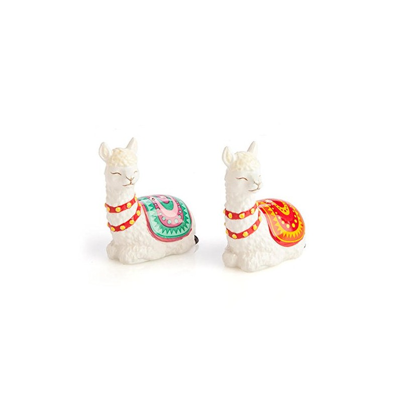 MDI Australia PP-SP_A Alpaca Salt and Pepper Set Happy Alpacas
