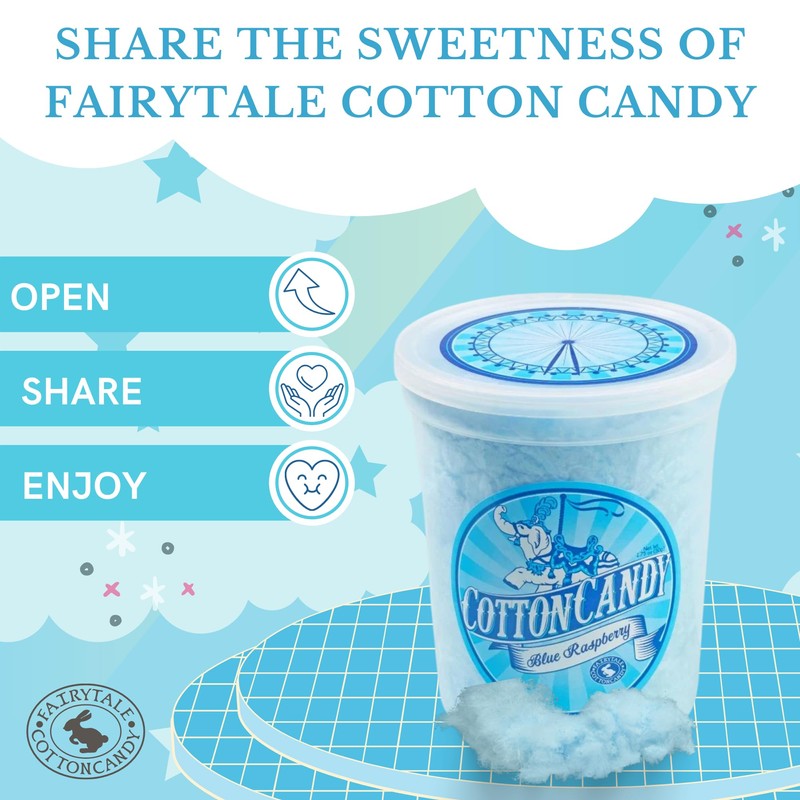 CHOCOLATE STORYBOOK Gourmet Flavored Cotton Candy – Unique Idea for