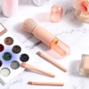 2-Teiliger Vier-In-Eins-Make-Up-Pinsel, Mini Retactable Make-Up-Pinsel, Reisebürbungs-Make-Up-Pinsel, Lidschattenpinsel-Set, Kreativer Make-Up-Pinsel-Set