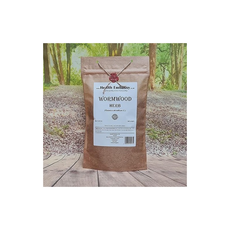 Health Embassy Wormwood Tea | Dried Loose Herb | Artemisia
