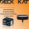 4-1/4 inch Diamond Hole-Saw Bits with Pilot Drill Bit -4-1/4"