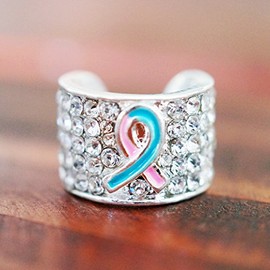 Stethoskop Charms (Infant and Pregnancy Loss Ribbon)