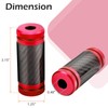 GZICMA Crash Bar Sliders CNC Carbon Fiber 1.25" Decorative Wheels