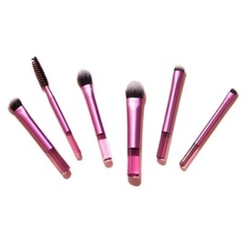 Juego de Mini Brochas de Maquillaje: Cerdas de Fibra Suave, Manchas Uniformes, Livianas y Portátiles, Agarre Cómodo, Kit de Brochas Cosméticas de Viaje Portátiles para