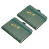 PATIKIL A7 Pocket Notebook, 2 Pack 100 Sheets 80 Gsm