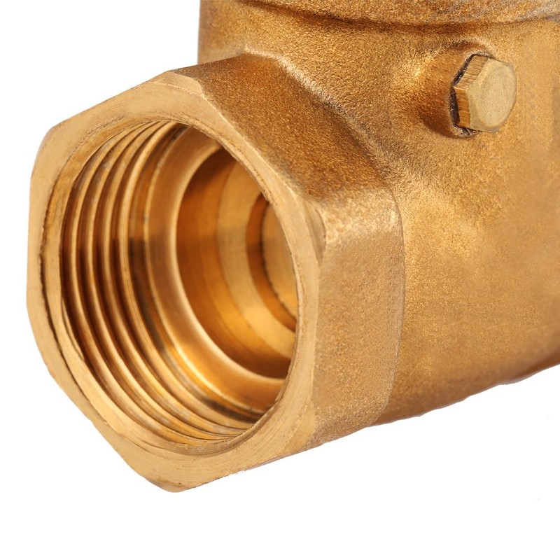 DN25 Female Thread Brass Check Valve Disposable Check Valve 232PSI
