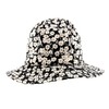 Dolce & Gabbana 100% Silk Black and White Floral Bucket