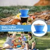 Collapsible Pour Over Coffee Dripper Set - Silicone Reusable Cone