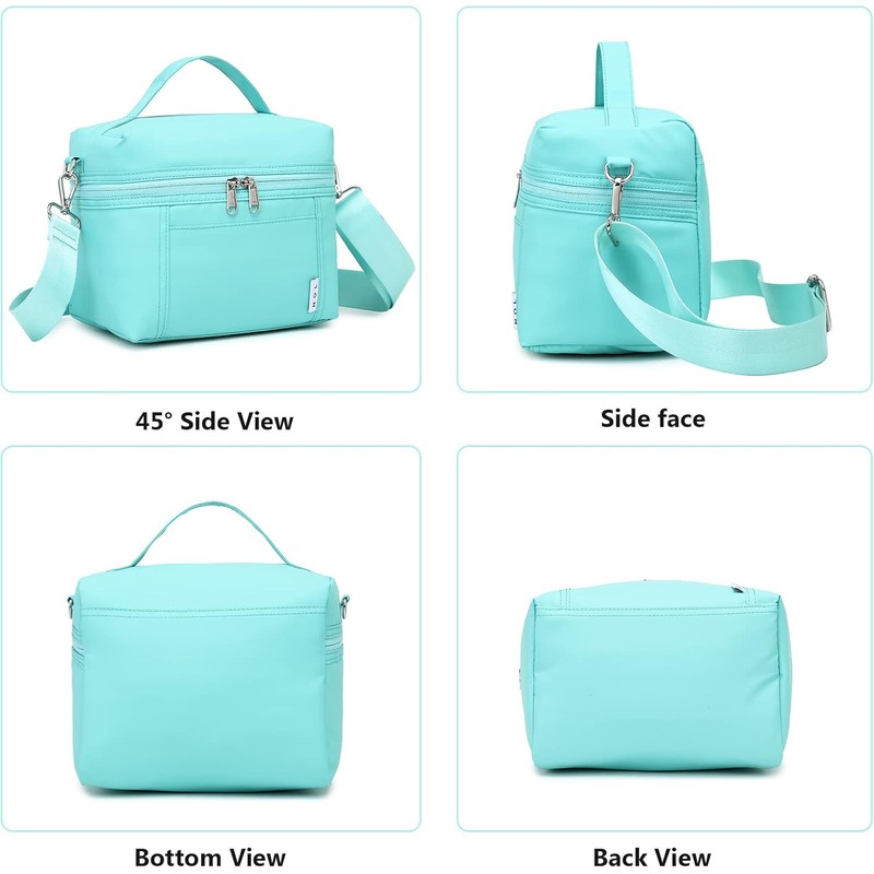 NOL Natural Organic Lifestyle Insulated Lunch Bags for Women Cooler