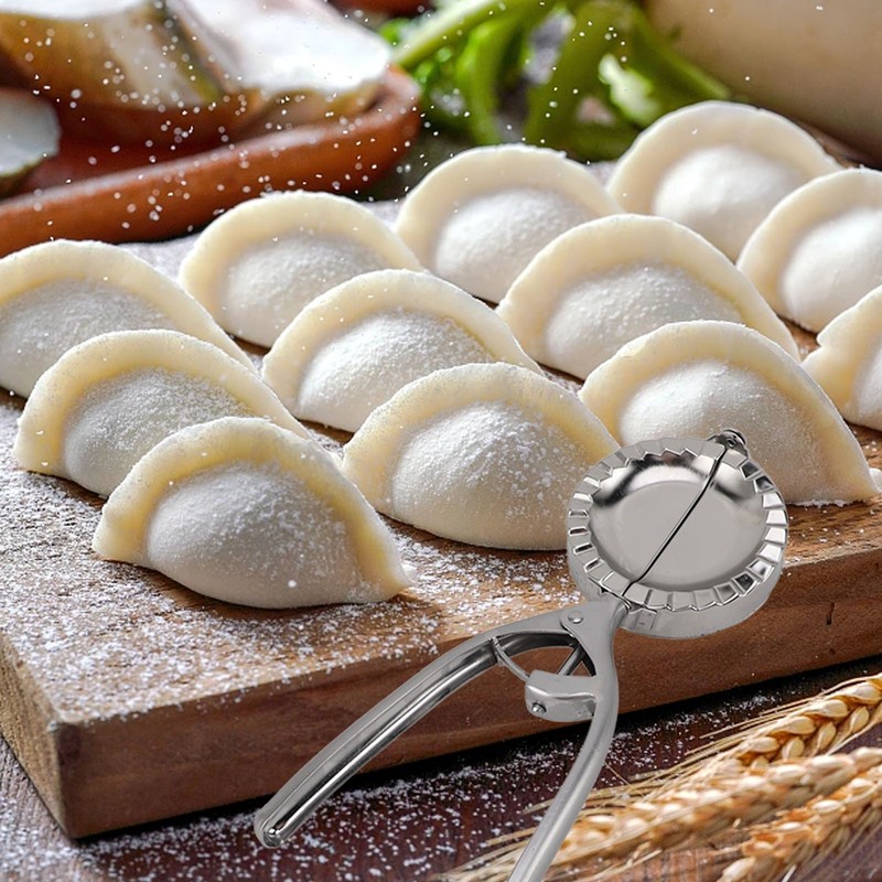 Dumpling Maker Press Multifunctional Long Handle Stainless Steel Dumpling Press