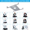 TORCHSTAR New Construction Mounting Plate, 3/4/6 Inch LED Recessed Lighting