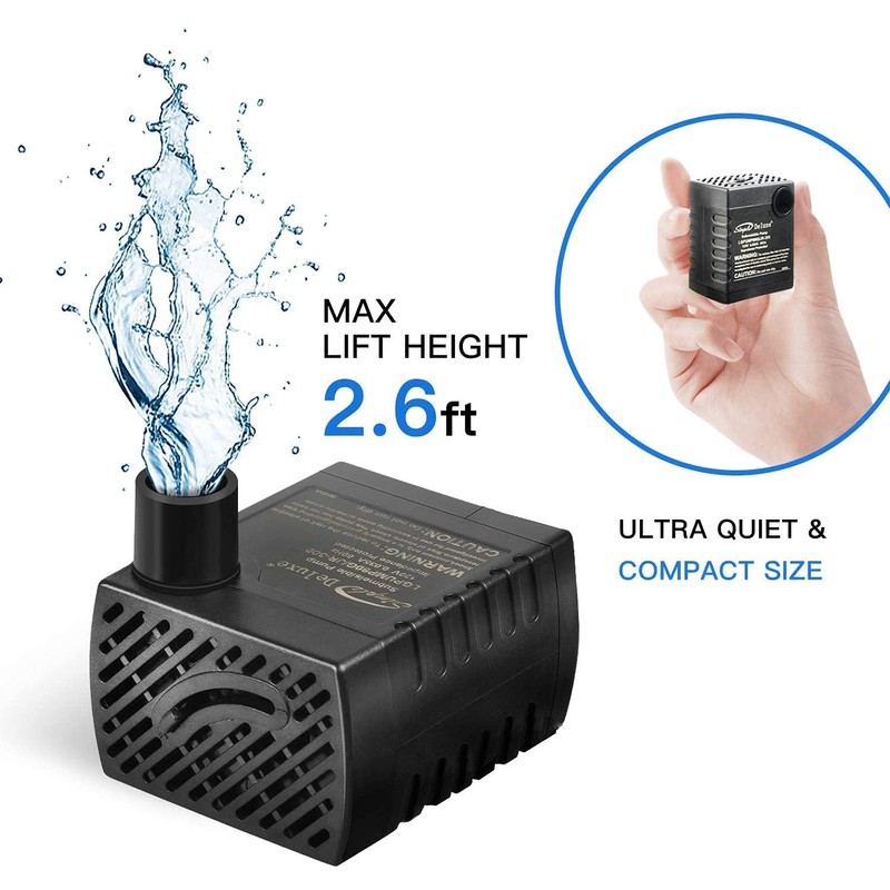 Simple Deluxe 80 GPH Water Table Pump with Adjustable Intake
